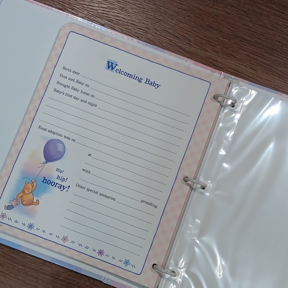 NWOT.. HALLMARK WINNIE THE POOH BABYS FIRST 5 YEARS MEMORY BOOK.. #5720 - Picture 6 of 8